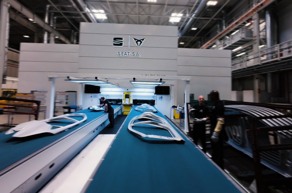 The new PXL press at the Martorell plant is one of the most modern in the world